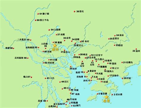 華南地區地圖 過 部首